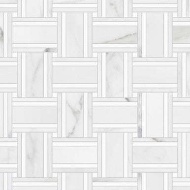 Grand Bacon - Calacatta with Thassos Strip