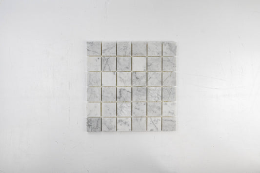 2" x 2" Carrara