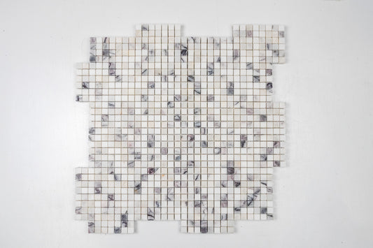 3/8" x 3/8" with Joint - Lilac & Ice Onyx & Thassos