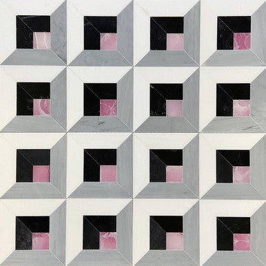 Arden - Nero Marquina, Thassos, Pink Ice, Royal Grey