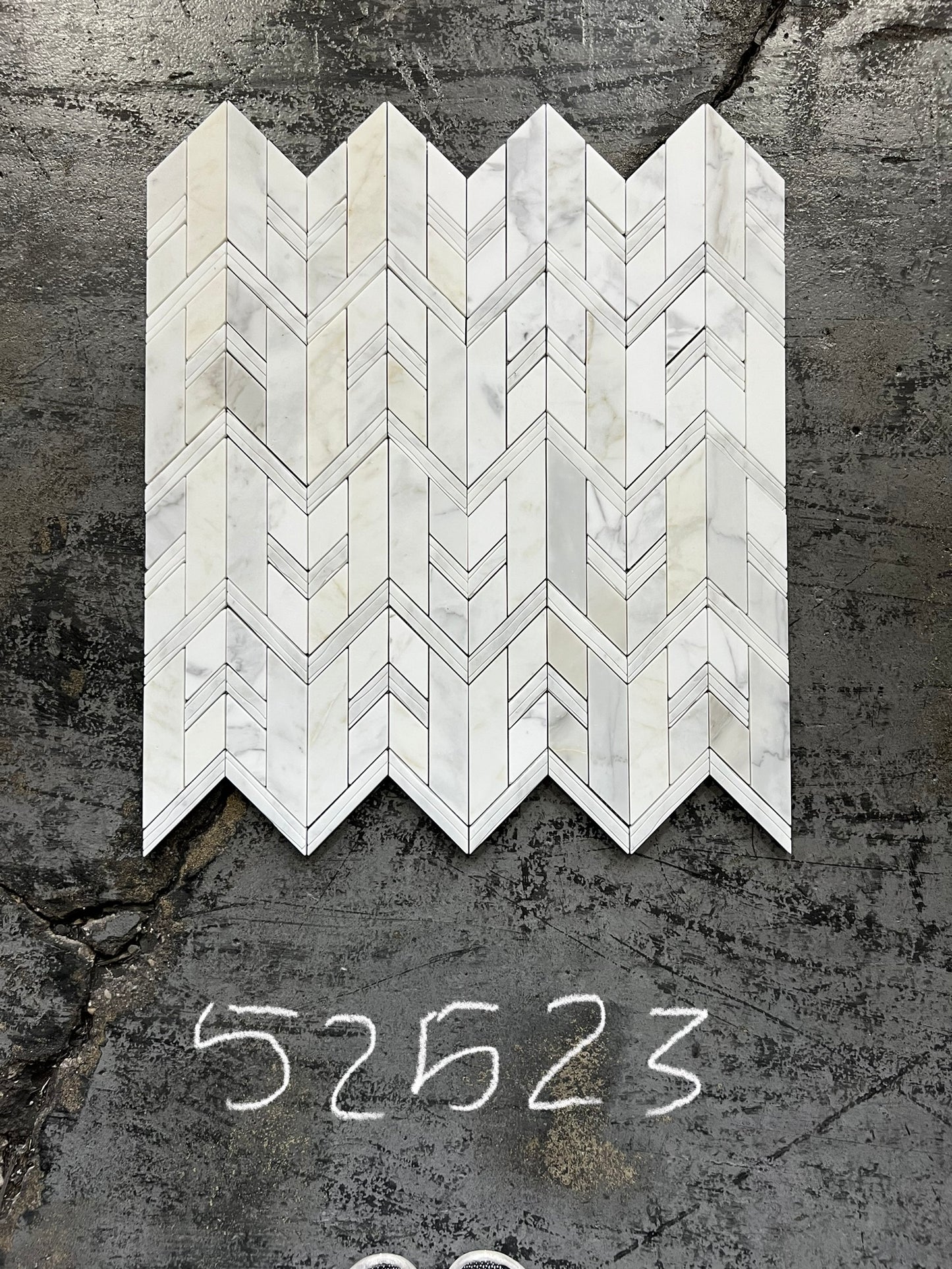 Matera Chevron - Calacatta Gold