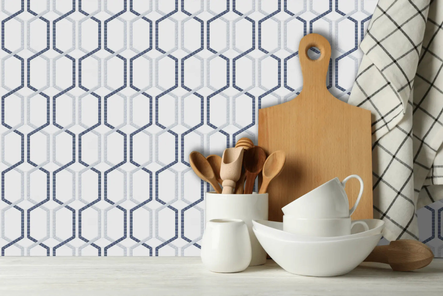 Tahiti - Thassos, Blue Celeste, Azul Macauba