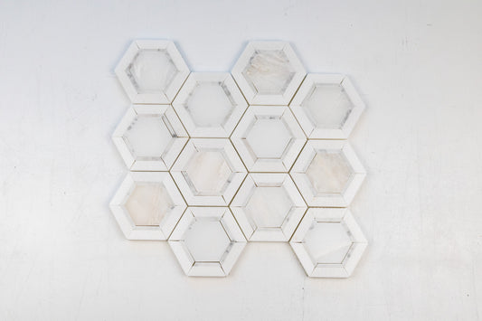 Elsa - Ice Onyx, Thassos, Carrara