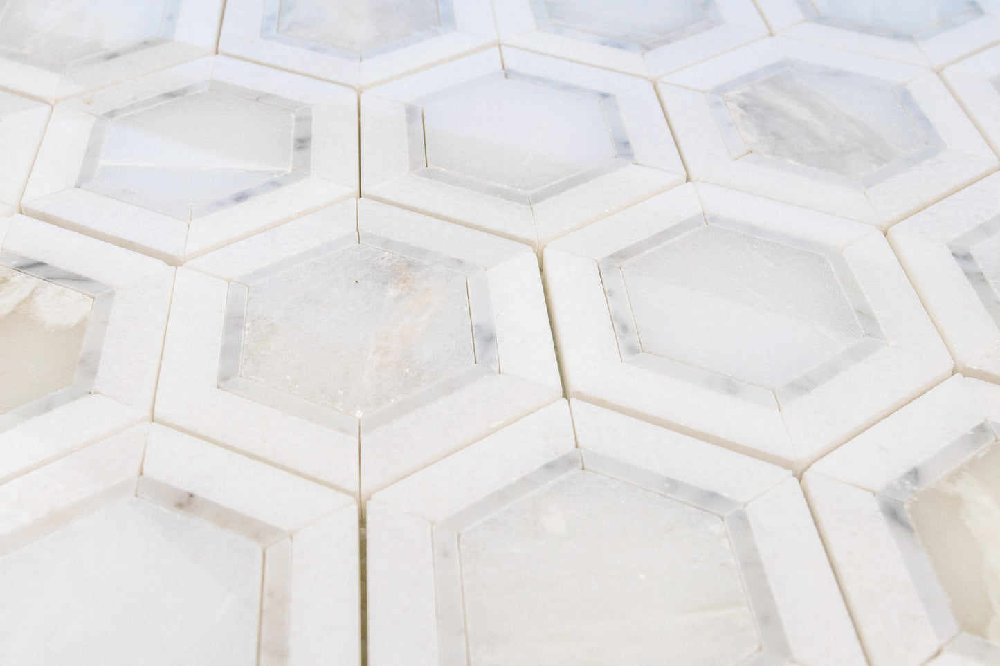 Elsa - Ice Onyx, Thassos, Carrara