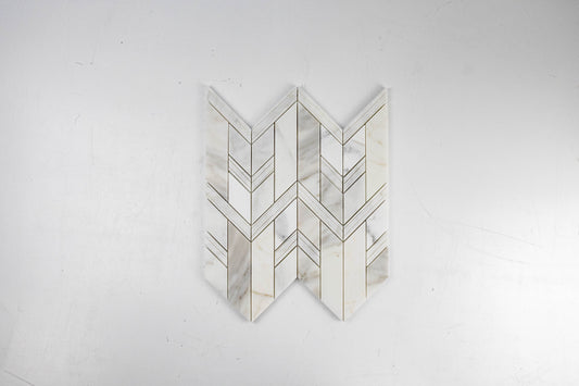 Matera Chevron - Calacatta Gold