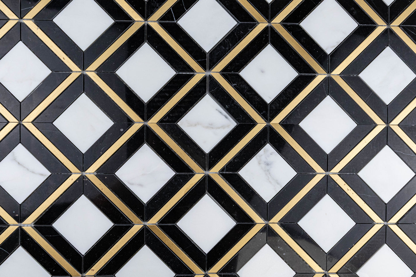 Mazuma - Calacatta, Nero Marquina, Brass