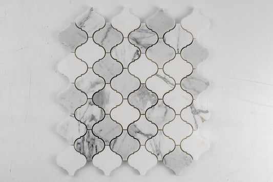 Mini Arabesque - Thassos, Carrara, Statuario