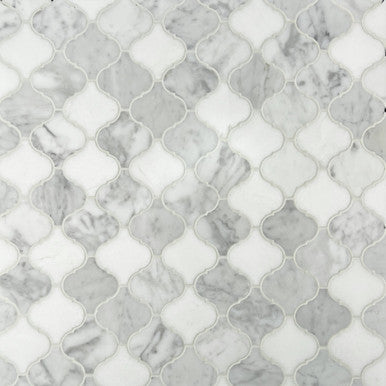 Mini Arabesque - Thassos, Carrara, Statuario