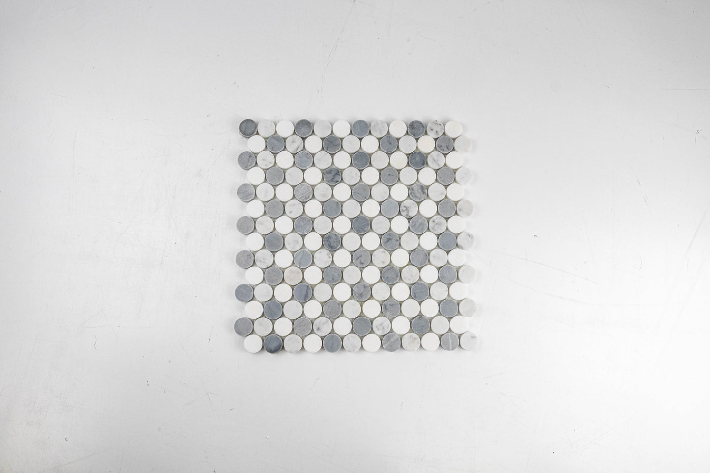 Penny Rounds - Multi Grey