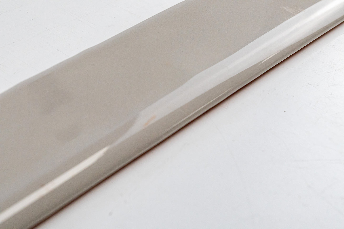 Bridgwood Rustic Light Grey Glossy 2" x 10" Bullnose
