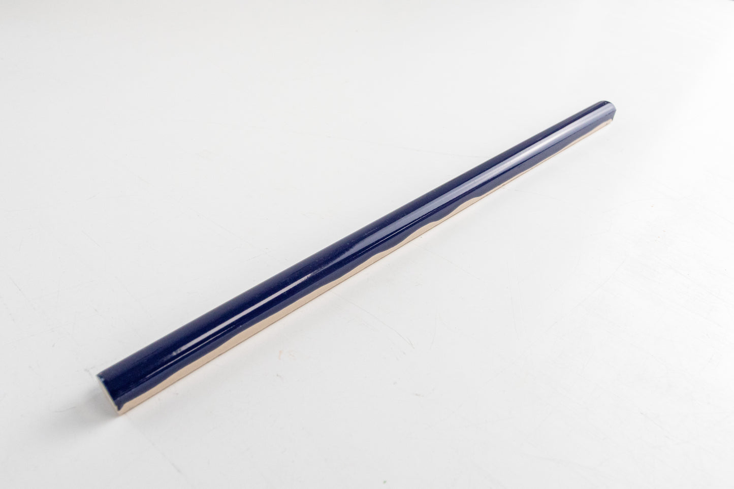 Bridgwood Zelij Azul Cobalto Glossy 0.5" x 12"