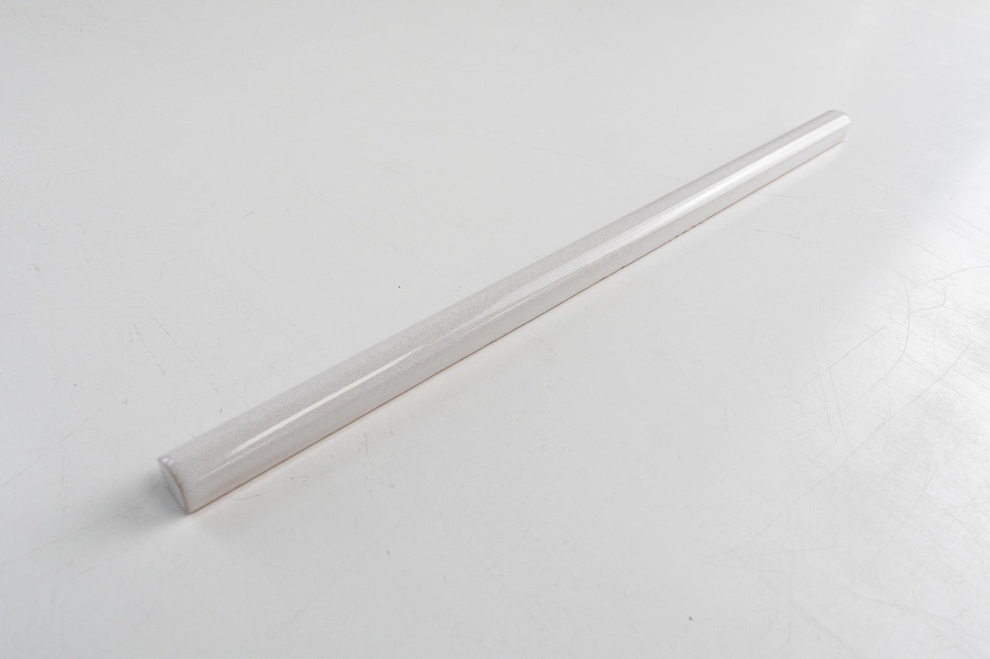 Bridgwood Zelij Blanco Glossy 0.5" x 12"