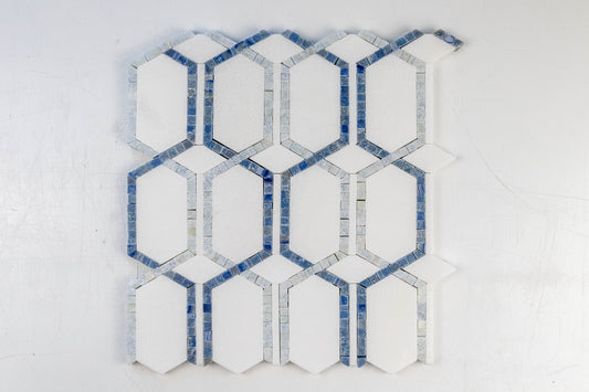 Tahiti - Thassos, Blue Celeste, Azul Macauba