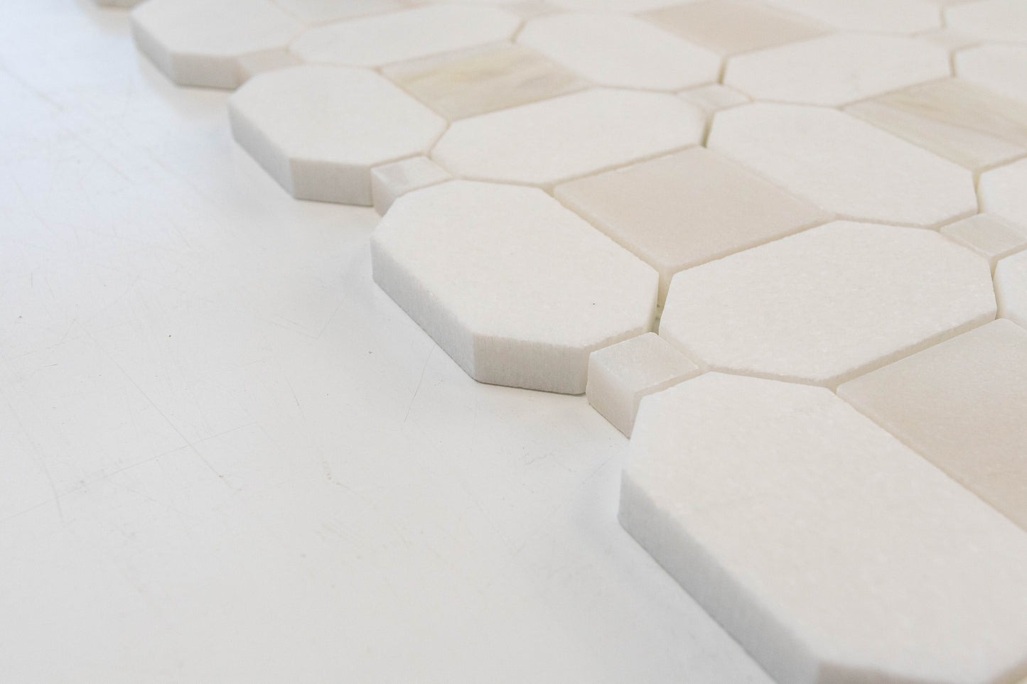 Thassos & Ice Onyx Quadrato