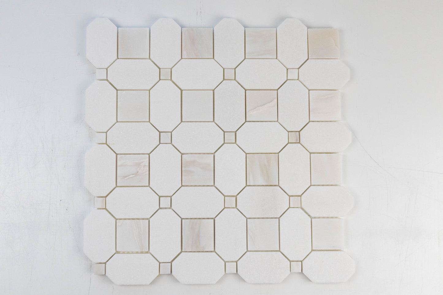 Thassos & Ice Onyx Quadrato