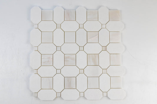 Thassos & Ice Onyx Quadrato