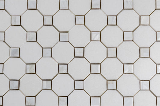 Thassos & Mother of Pearl Octagon