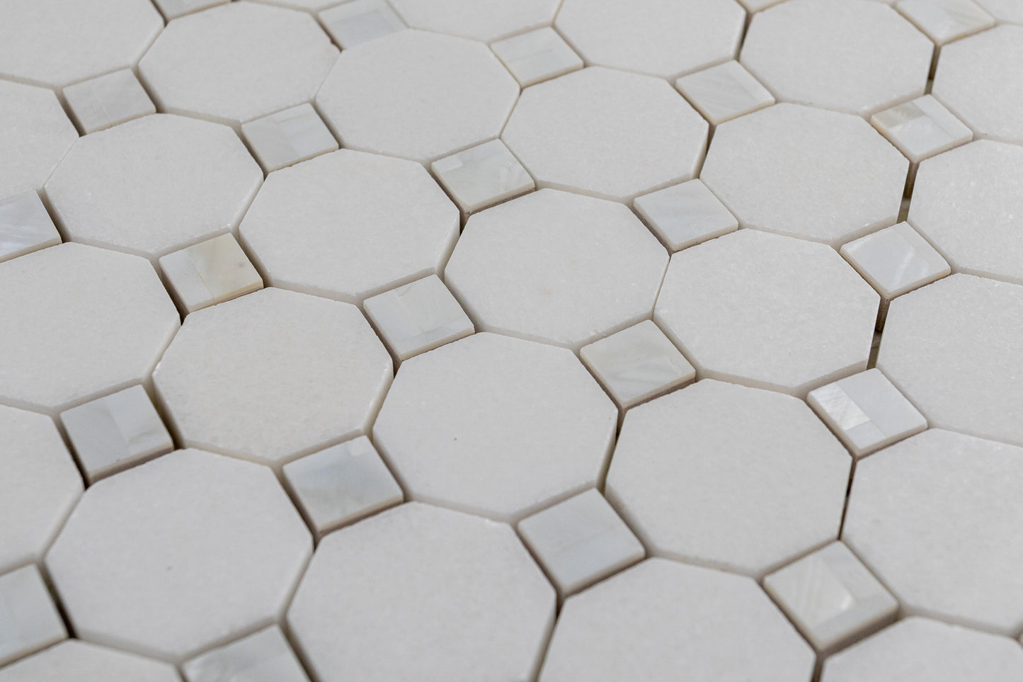 Thassos & Mother of Pearl Octagon