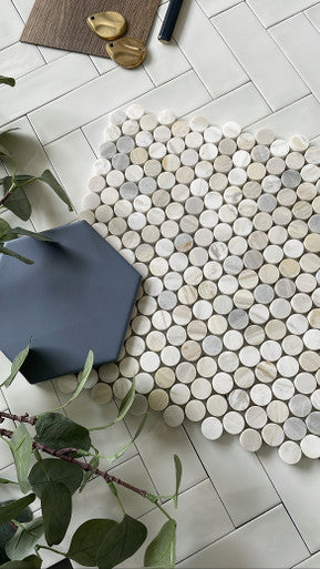 Bridgewood Ceramic Hex Indigo Matte