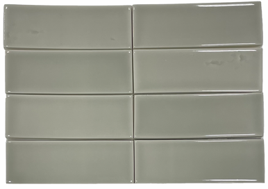 Bridgewood Ceramic Petite 2" x 6" Sage Glossy