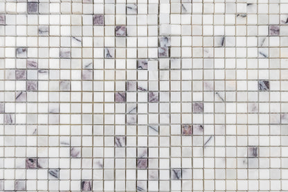 3/8" x 3/8" with Joint - Lilac & Ice Onyx & Thassos