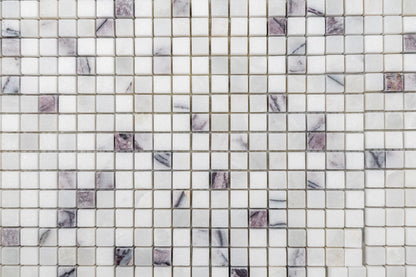 3/8" x 3/8" with Joint - Lilac & Ice Onyx & Thassos