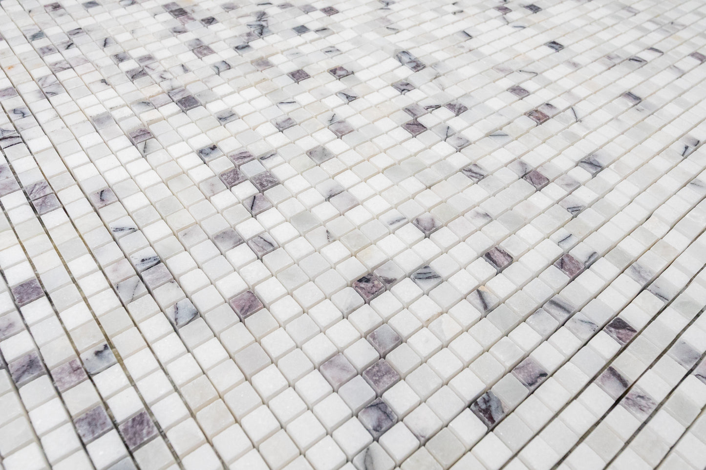 3/8" x 3/8" with Joint - Lilac & Ice Onyx & Thassos