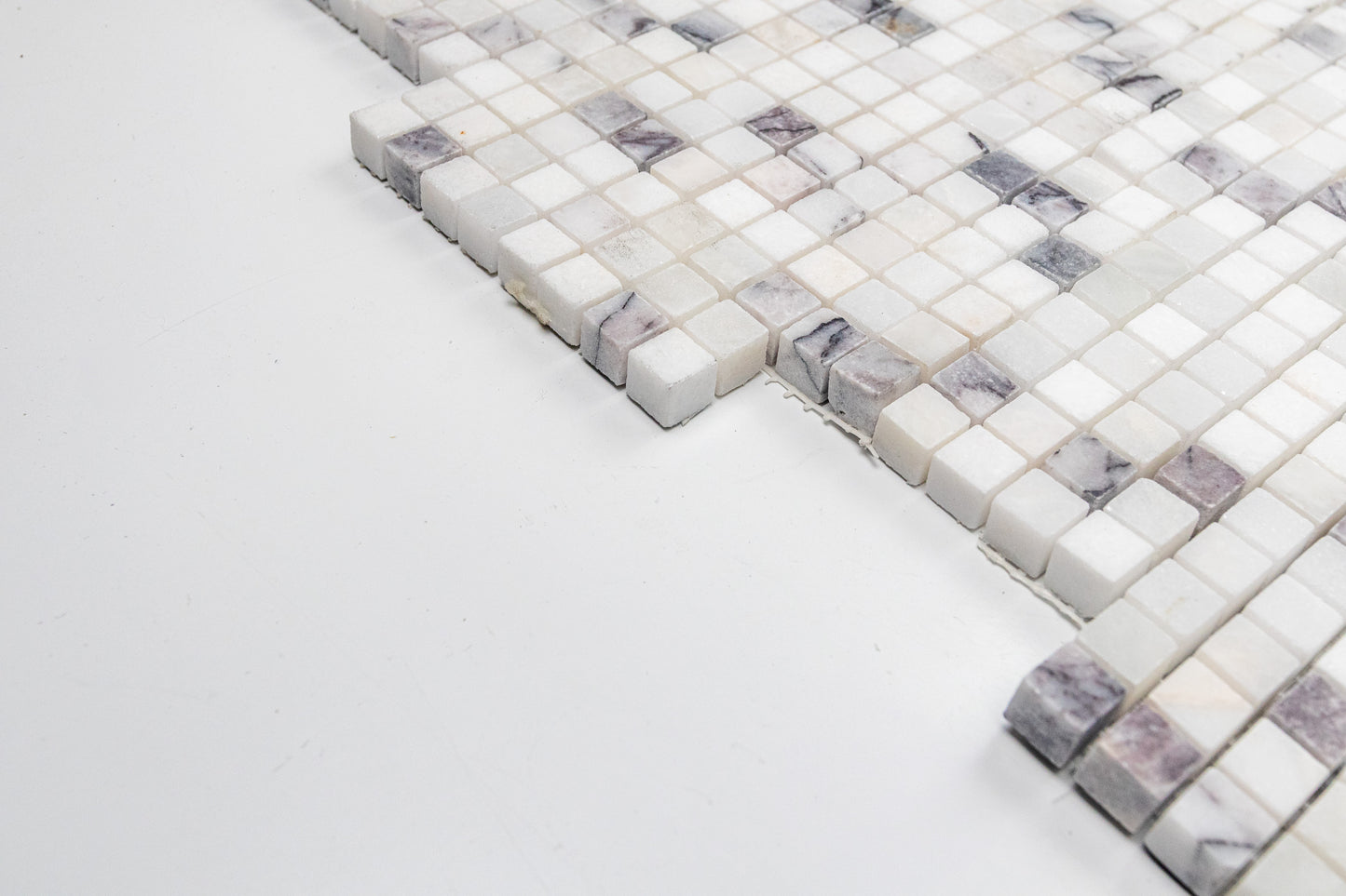 3/8" x 3/8" with Joint - Lilac & Ice Onyx & Thassos