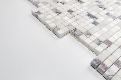 3/8" x 3/8" with Joint - Lilac & Ice Onyx & Thassos