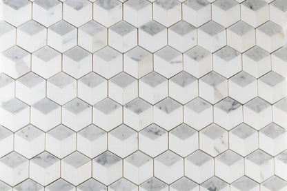 3D Cube - Calacatta, Carrara, Thassos