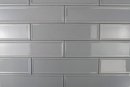 Berkshire Dove Nickel Frame 3" x 12" Glossy