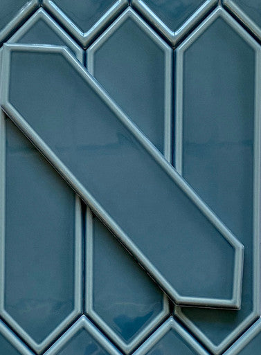 Berkshire Dove Marine Frame Picket Glossy – Stonebridge Mosaics