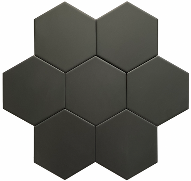 Bridgewood Ceramic Hex Black Matte