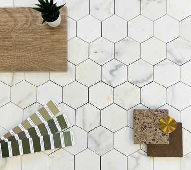 Calacatta 3" Hexagon