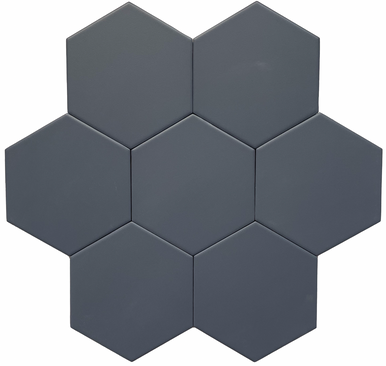 Bridgewood Ceramic Hex Indigo Matte