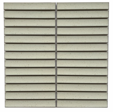 Bridgewood Stacked White Ceramic Mosaic