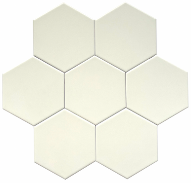 Bridgewood Ceramic Hex White Matte