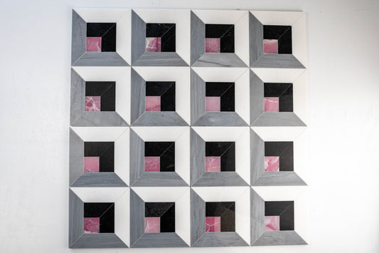 Arden - Nero Marquina, Thassos, Pink Ice, Royal Grey