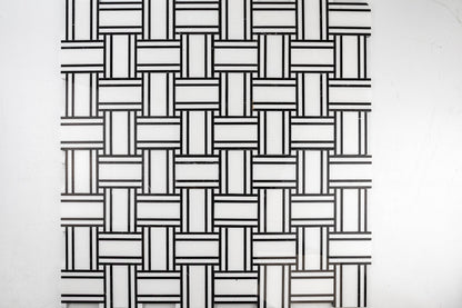 Grand Bacon - Thassos with Black Strip