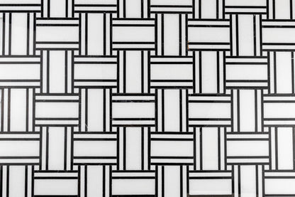 Grand Bacon - Thassos with Black Strip