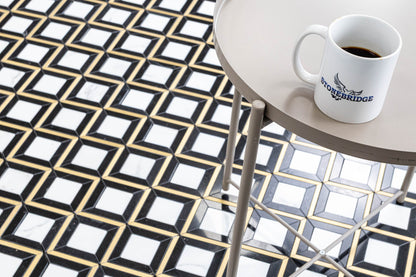 Mazuma - Calacatta, Nero Marquina, Brass
