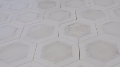 Elsa - Ice Onyx, Thassos, Carrara