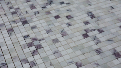 3/8" x 3/8" with Joint - Lilac & Ice Onyx & Thassos