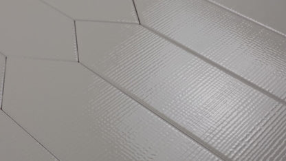 Berkshire Dove Snow Picket Texture Glossy