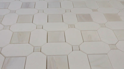 Thassos & Ice Onyx Quadrato