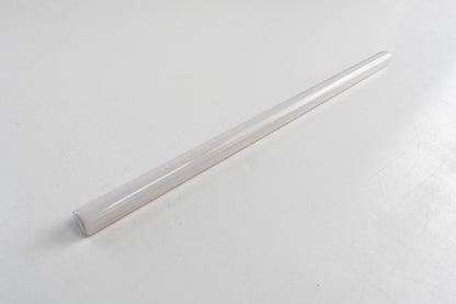 Bridgwood Zelij Blanco Glossy 0.5" x 12"