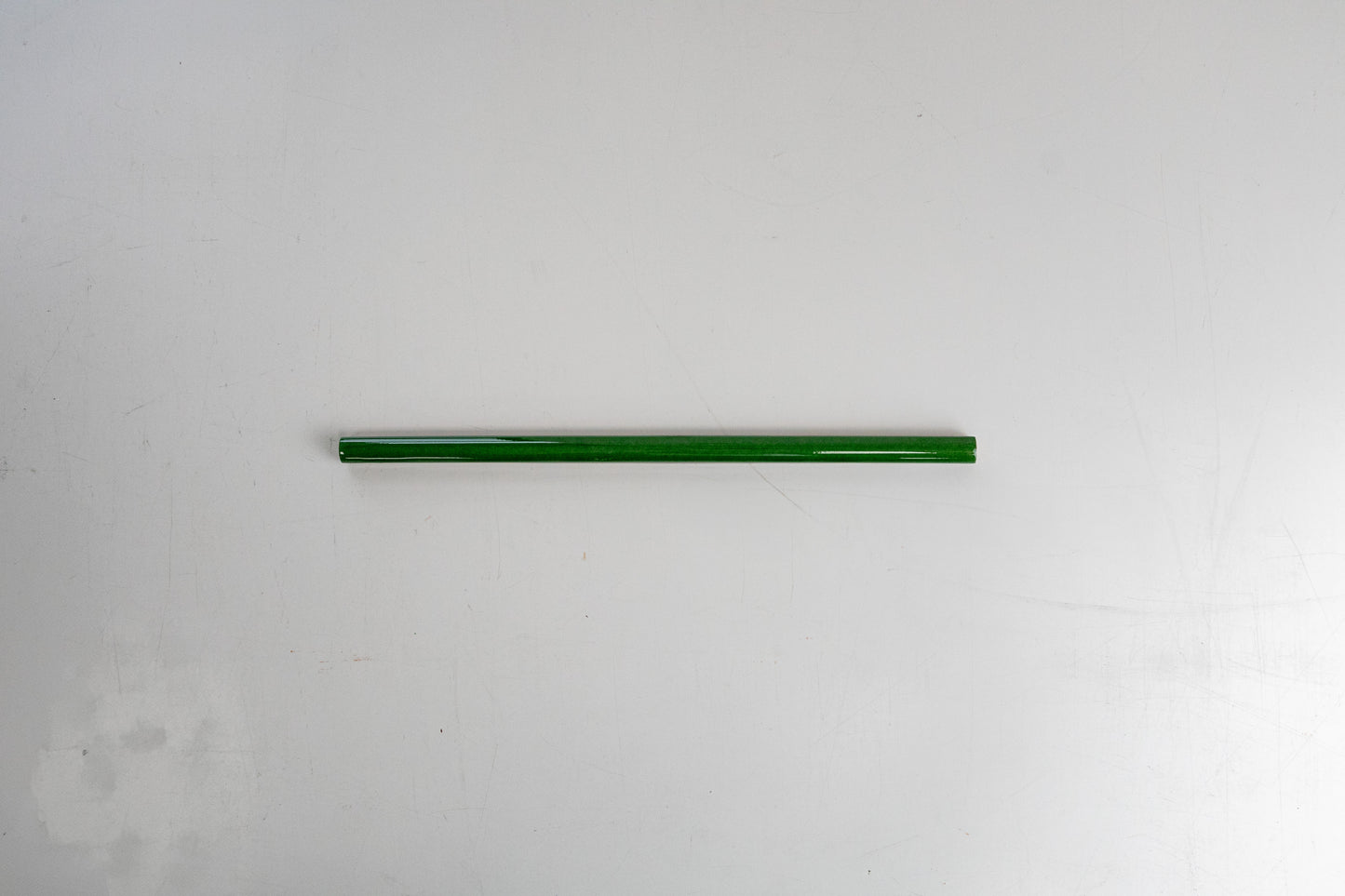Bridgwood Zelij Verde Cobre Glossy 0.5" x 12"