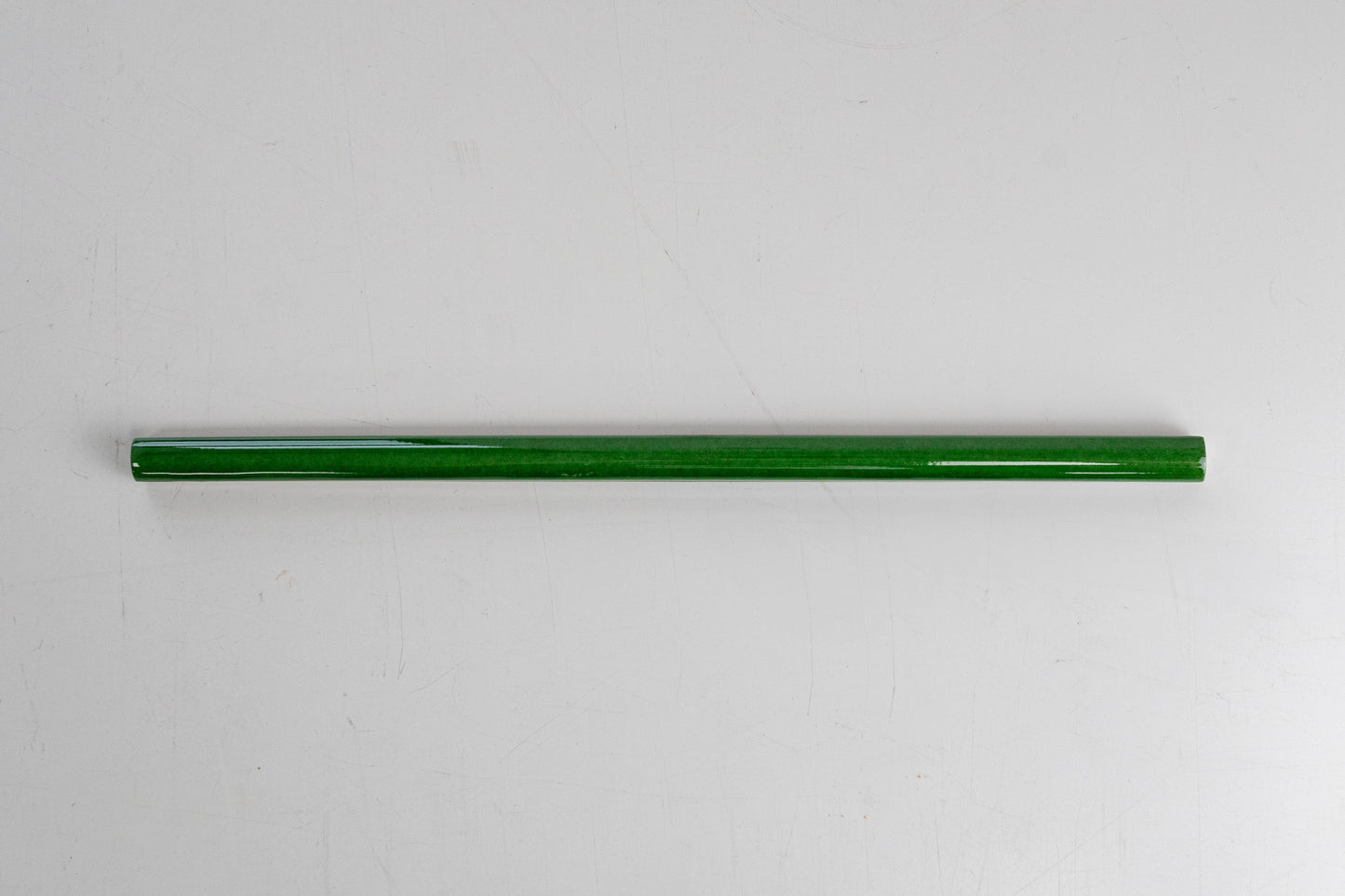 Bridgwood Zelij Verde Cobre Glossy 0.5" x 12"