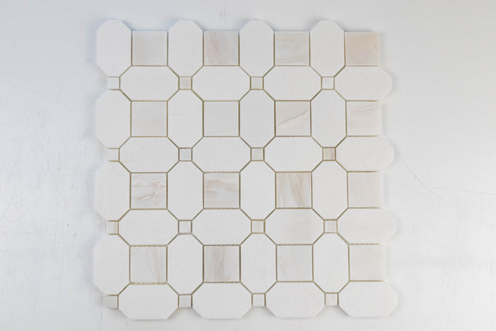 Thassos & Ice Onyx Quadrato