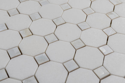Thassos & Mother of Pearl Octagon